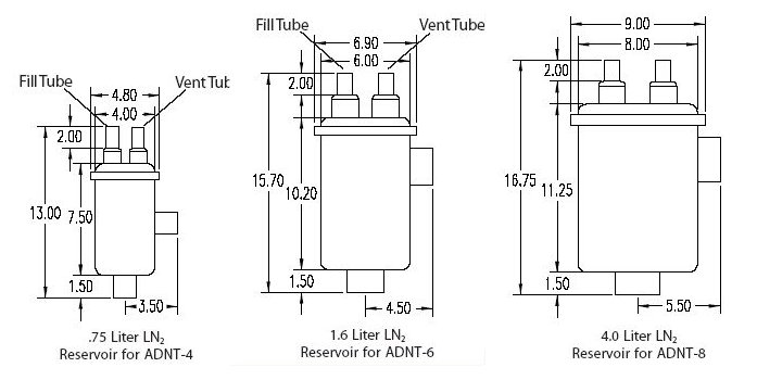 Angle Dual-Tube Liquid Nitrogen Flex Traps