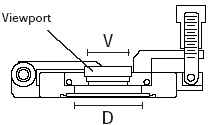 CF Door with Viewport - 7056 Glass